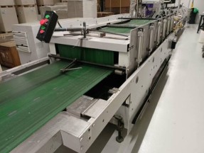 Folding-gluing machine